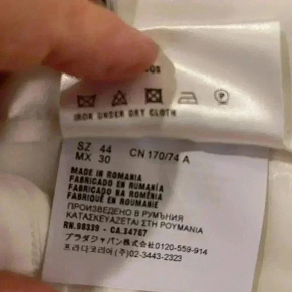 Prada white cotton pant (European size 44), US size 10 - Picture 6 of 10